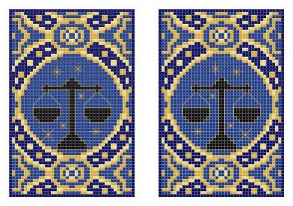 凉风十字绣十二星座 十字绣模式----“心与星座”