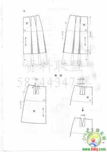 裙裤和裤裙 多款裙裤裁剪做法
