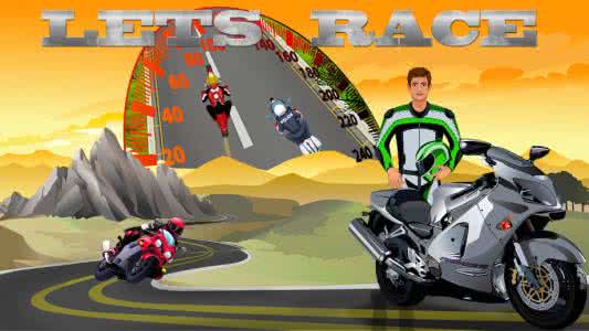 摩托车与警车的追逐 摩托车与警车的追逐 等待与追逐