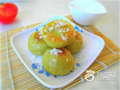 煎粘豆包 美玲的油煎粘豆包