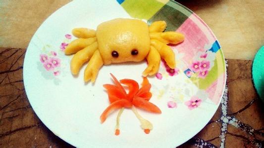 做小朋友爱吃的馒头 螃蟹爱吃什么 宝宝爱吃的可爱螃蟹馒头,贴心秘籍见步骤做法