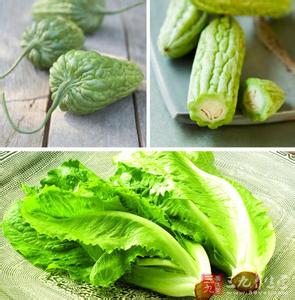 生菜为什么不长虫 脸上不长痘痘：生菜和苦瓜