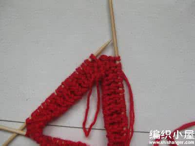 双色双面元宝针编织 【编织教程】圈织双元宝针的图片教程
