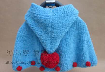 童装 韩版 女童 大衣 童装 女童小中士毛线大衣编织教程、图解