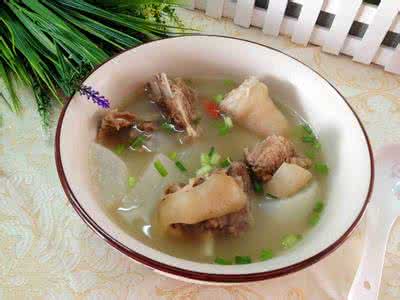 羊肉片萝卜汤 羊肉萝卜汤
