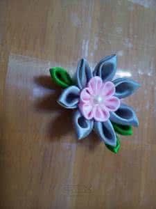 绳编花朵详细教程图解 细工花朵对夹制作教程