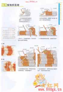 儿童毛衣钩针编织实例 编织基础----钩针编织符号详解综合实例