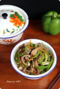 卤猪肚怎么做好吃 卤一个猪肚做两道好菜:【青椒炒猪肚】&【秘制杂蔬拌肚丝】