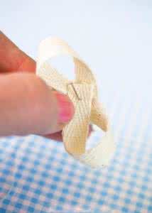 花边条纹 手工制作教程----窄条纹装饰花边的花