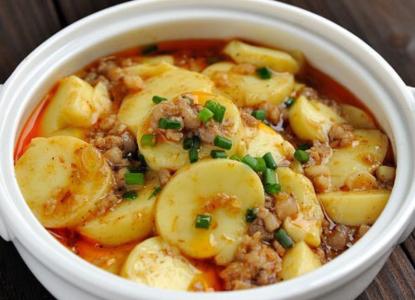 肉沫蒸日本豆腐的做法 肉末日本豆腐