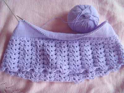 棒针编织简单针法图解 棒针编织技巧----钩织混合起针法