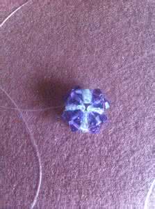 四叶草串珠戒指做法 四叶草戒指（串珠基础）