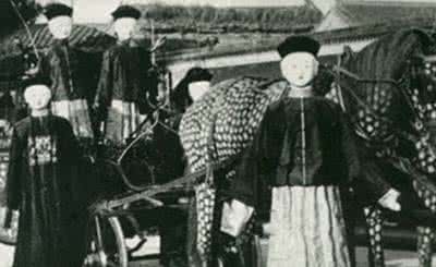 慈禧太后出殡诡异照片 慈禧太后出殡诡异照片 场面极其恐怖