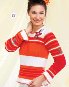 编织毛衣第一针织不织 创造性的针织----毛衣编织上的小装饰