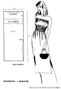 长袖连衣裙裁剪图图样 布艺手工----时尚袖型篇剪裁图样