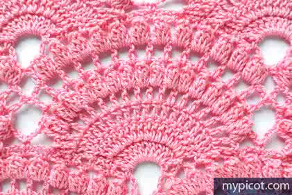 钩针编织花样拖鞋图案 钩针编织贝壳花样图案