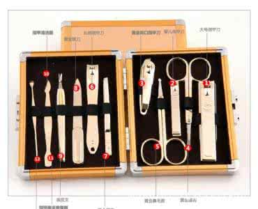 美甲工具介绍图解 美甲套装工具 美甲工具套装介绍