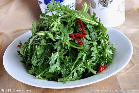 凉拌茼蒿图片 【图】凉拌茼蒿