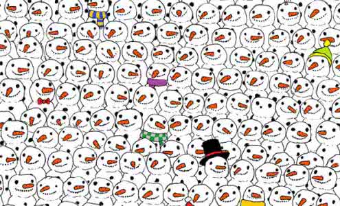 爱眼护眼试试眼力错觉 迷图，试眼力