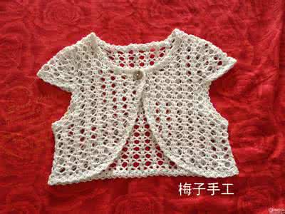 女士钩针坎肩编织视频 钩针编织小坎肩图解 钩针编织----简洁漂亮的园肩裙