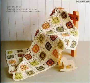 钩编毯子 【家居钩编】美丽拼花毯全书