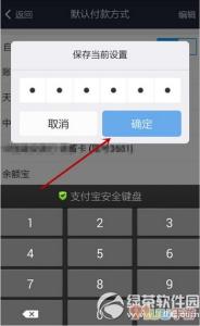 新支付宝支付设置 支付宝怎么设置默认支付方式