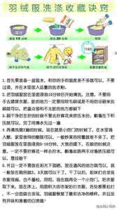 清洗羽绒服的最佳办法 实用图文：羽绒服清洗办法