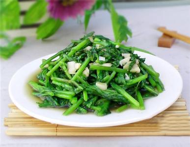 蒜蓉茼蒿的做法 蒜蓉茼蒿的做法 美味茼蒿在家做