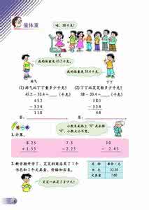 小数加减法知识点 小数加减法知识点 精编四年级数学下册小数加减法知识点