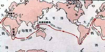 麦哲伦环球航行 麦哲伦环球航行路线 高考考点：麦哲伦环球航行路线简便记忆方法