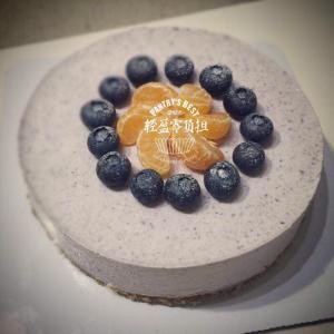 芒果慕斯蛋糕 免烤 念厨烘焙 免烤蓝莓慕斯蛋糕