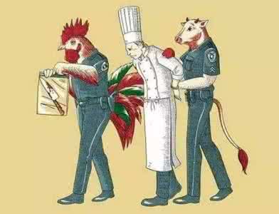 人类和动物角色互换 如果人类和动物角色互换,什么叫残忍,第一张图就懂了