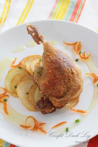 duck confit 法式功封鸭腿(duck confit)