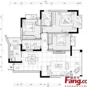 别墅平面设计 别墅一层平面设计图 平面设计(一)
