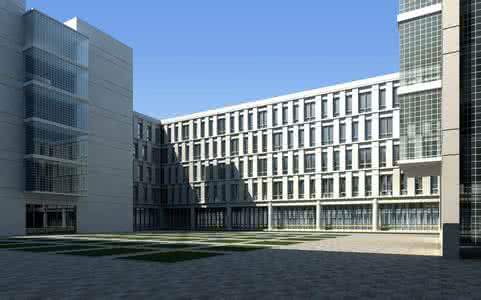 学校建筑模型 学校建筑