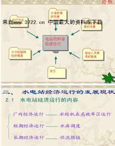 水电站经济运行的准则 水电站经济运行