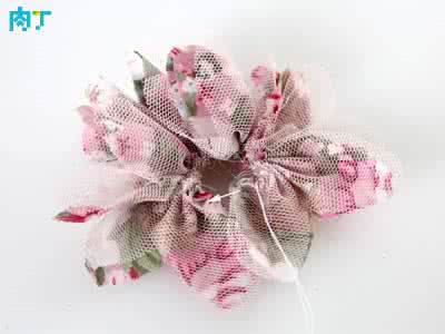 蝴蝶结发箍 唯美可爱森系蝴蝶结发箍手工制作图解教程