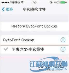 iphone6 plus怎么改字体?