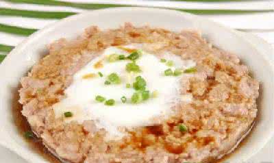 肉饼蒸蛋 #悦享有机轻生活#营养全面的肉饼蒸蛋