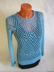 棒针菱形花样编织图解 棒针模式----“菱形网格”和实例网格衣