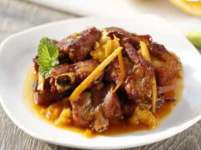 红烧排骨 橙香小排