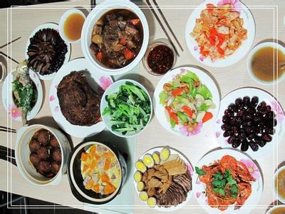 家常年夜饭 年夜饭,家常待客两相宜