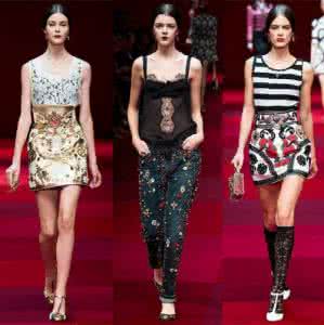 惊艳四座 Dolce & Gabbana 2014春夏时装上惊艳四座的包包