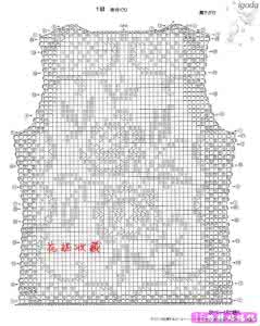 钩针网格风衣图案大全 各种网格图案钩织的美衣,有凤凰、花儿、蝴蝶等