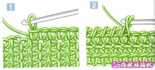 钩针收边图解 三款收边的钩针针法----蛮实用的