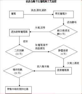 葡萄酒工艺流程 自酿红葡萄酒工艺流程详解