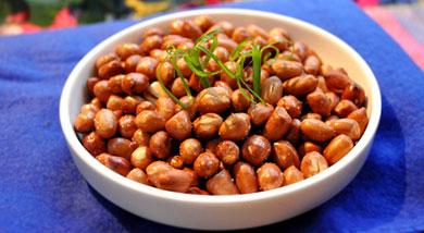 油炸花生米 凉拌菜 非油炸花生米