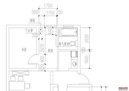 别墅厨房土灶台设计图 厨房设计平面图,厨房平面图,厨房设计图