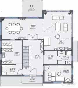 自建房私家别墅实景 2栋现代自建房别墅平面图，实景图，内装图，预算表