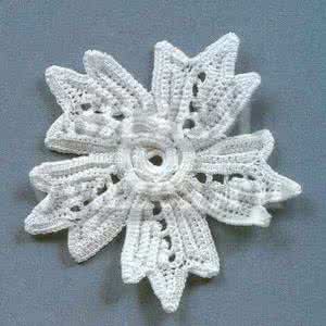 德国爱尔兰花钩针图解 爱尔兰花图解（171）